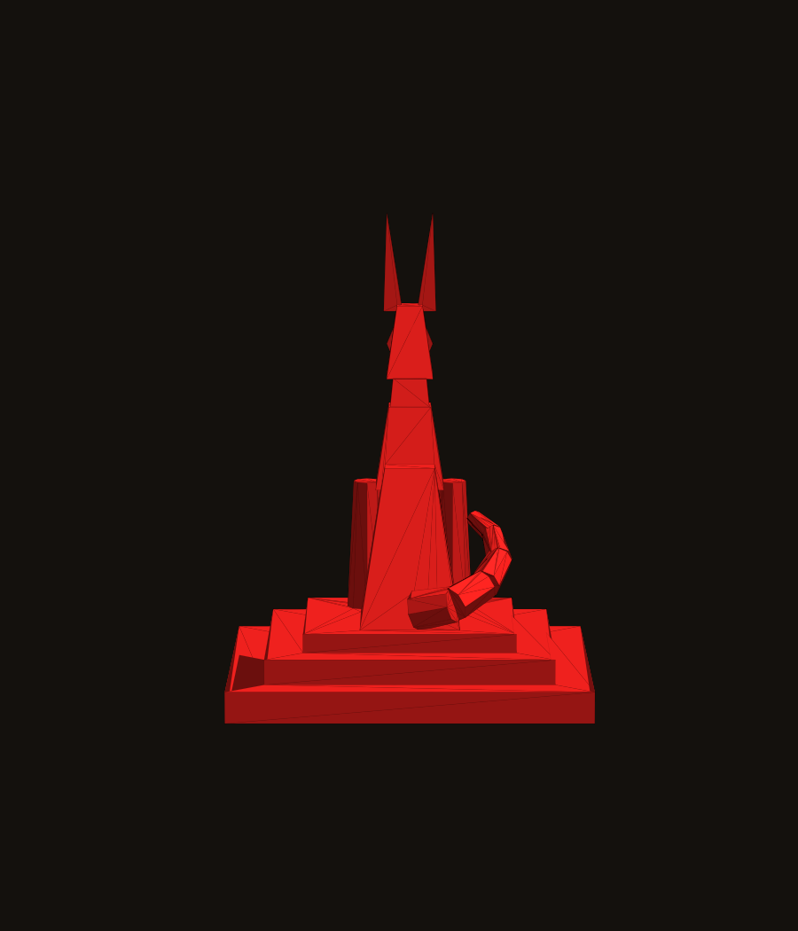 Miniatura 3 do modelo 3D Anubis Satue