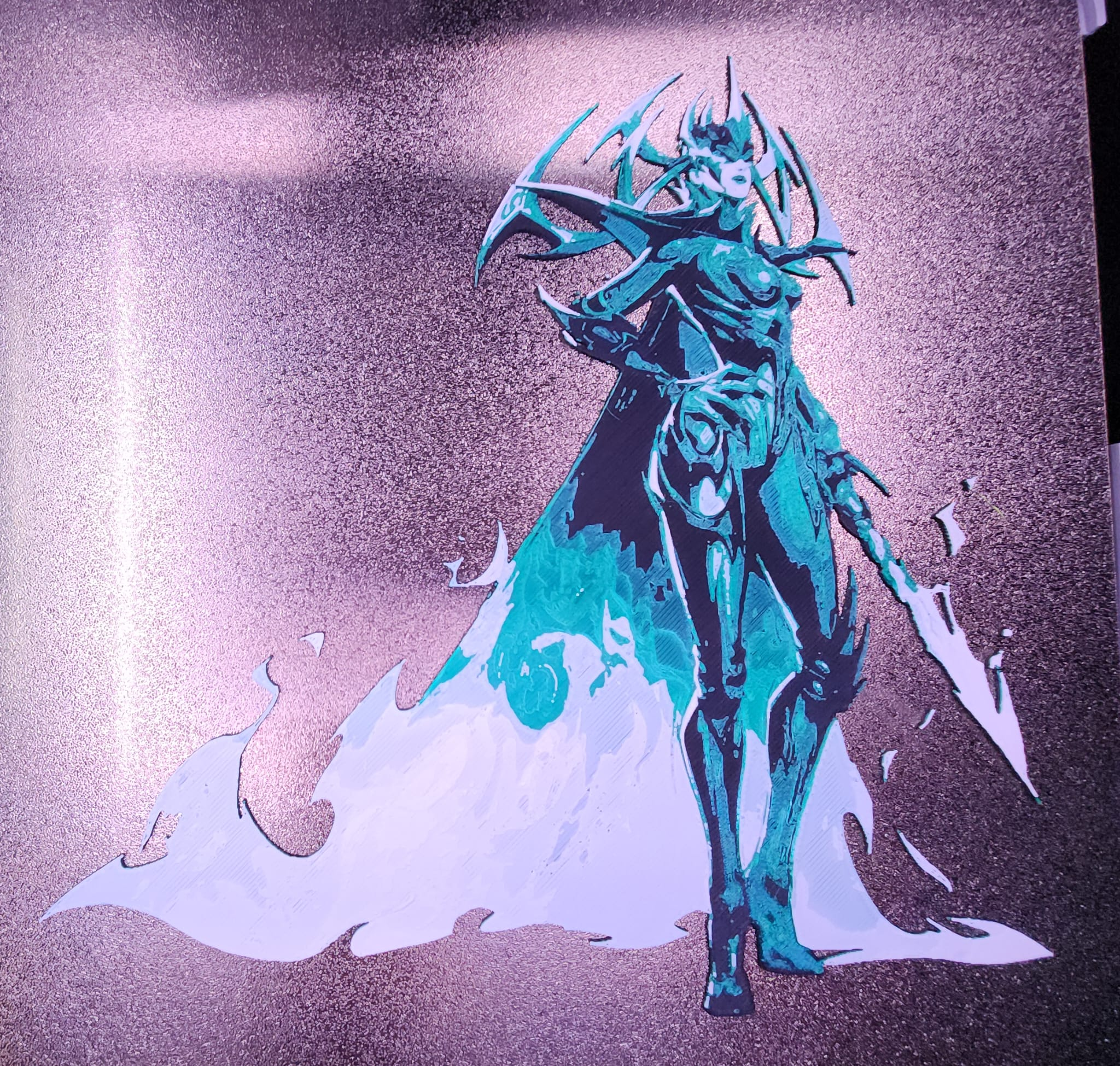 Hela from Marvel Rivals Hueforge - No AMS or MMU needed.