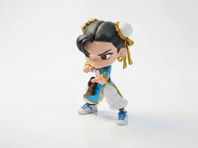 Chun Li Chibi Figurine Street Fighter 3D Printable
