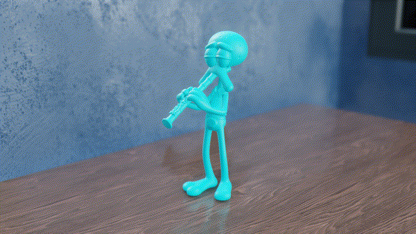 Miniatura 2 do modelo 3D Squidward