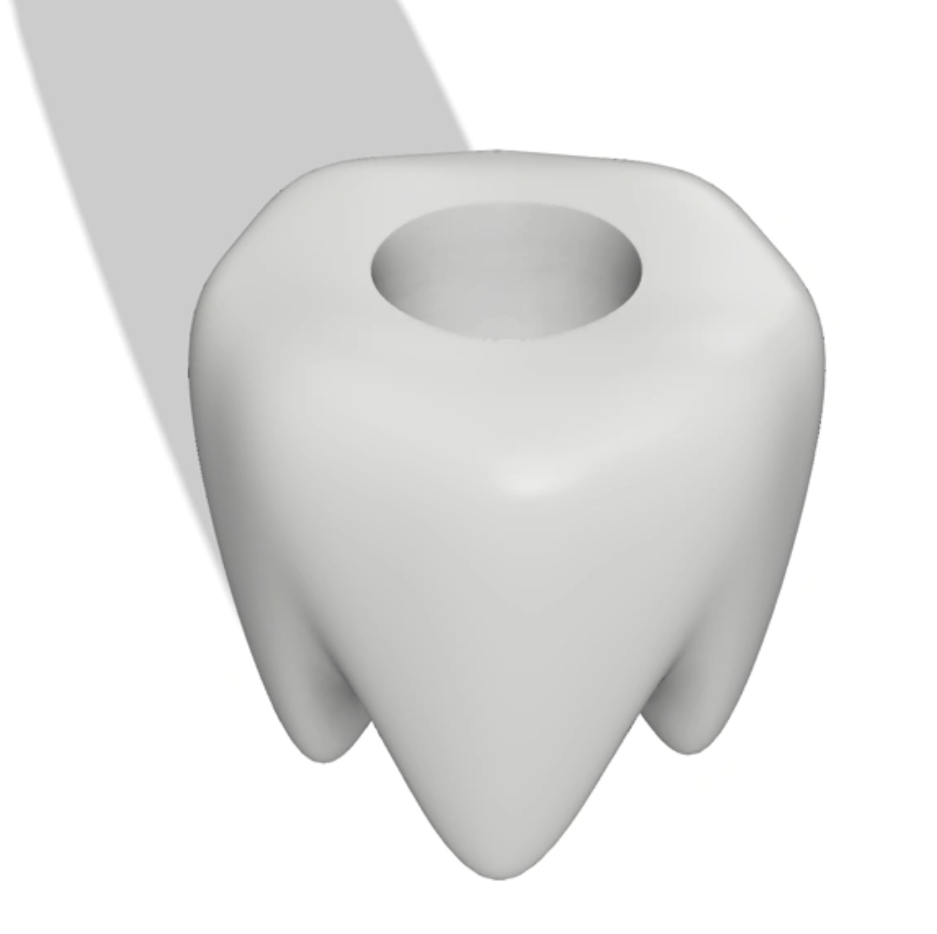 Miniatura 2 do modelo 3D Tooth-Shaped Toothbrush Stand