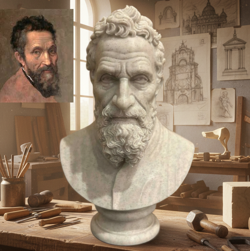 Michelangelo di Lodovico Buonarroti Simoni – Bust