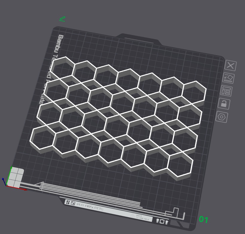 Lawn grid for robotic lawnmowers