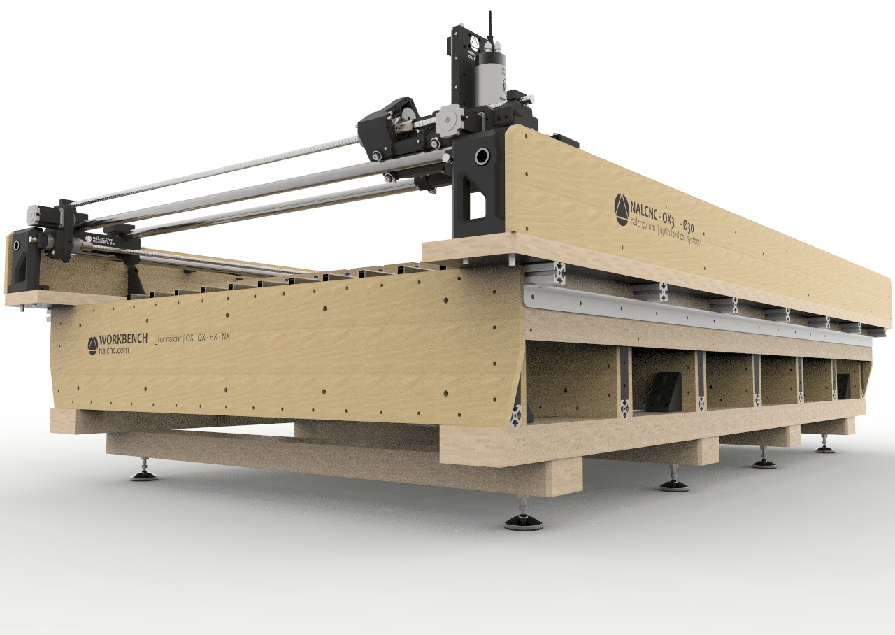 Workbench for CNC Milling Machines