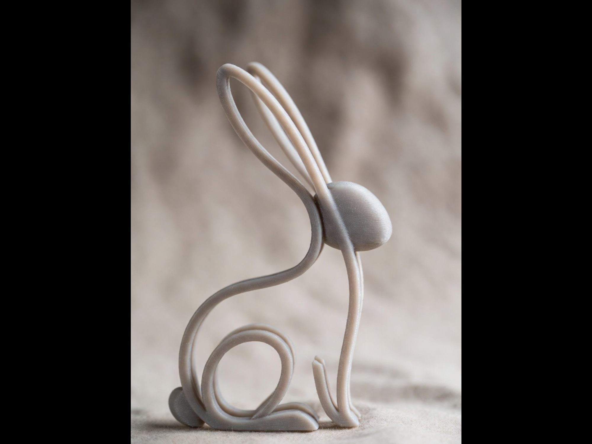 Modern Holy Rabbit Sculpture