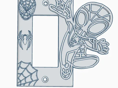 spin from spider-man single paddle cover