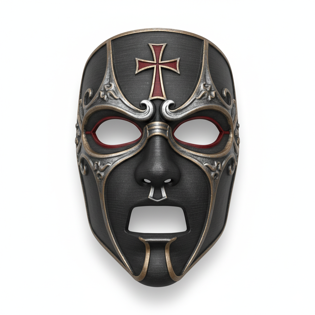 Dark Knight Templar, mask, cosplay, wearable, costume, face, helmet