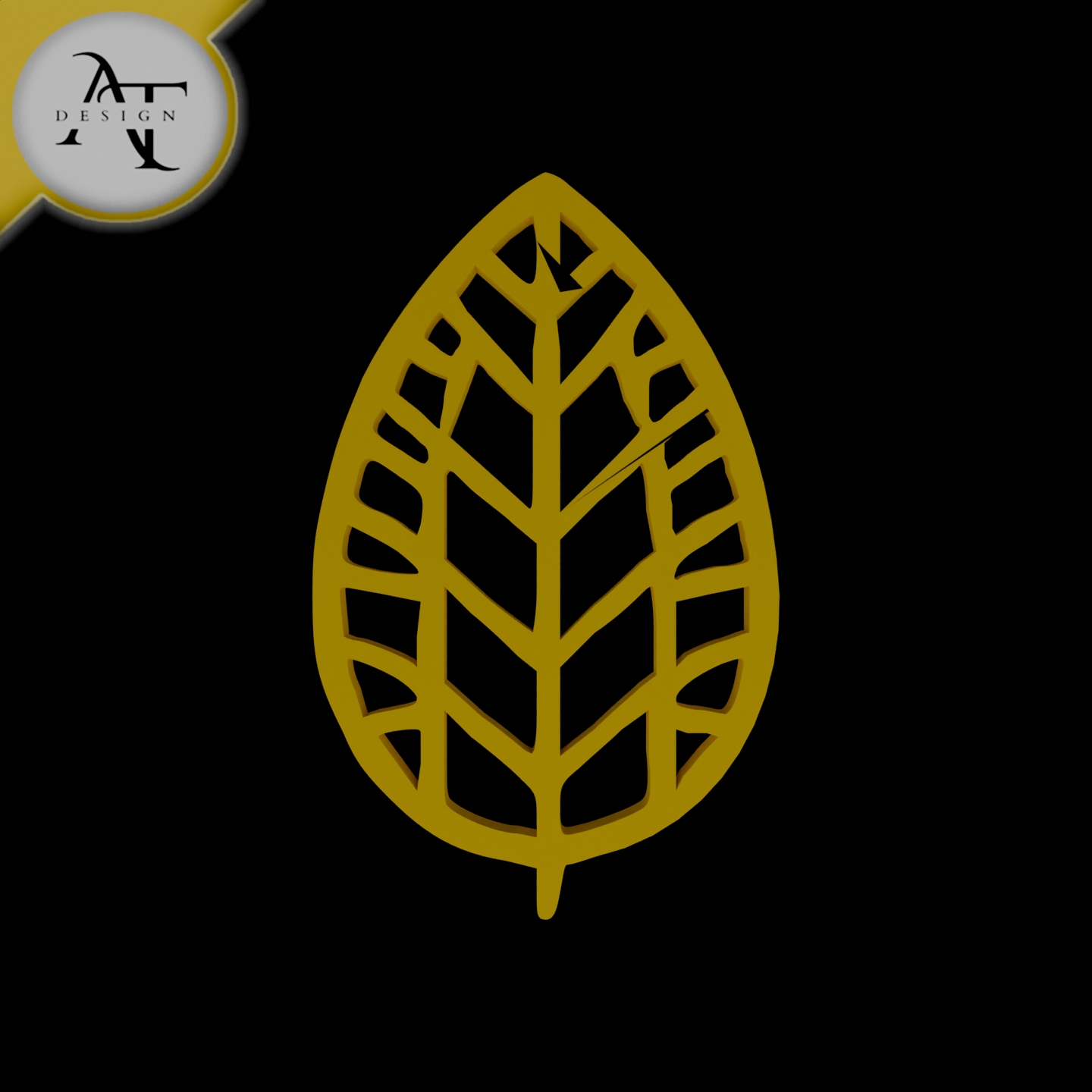 Simple Leaf Symbol - 2D Art