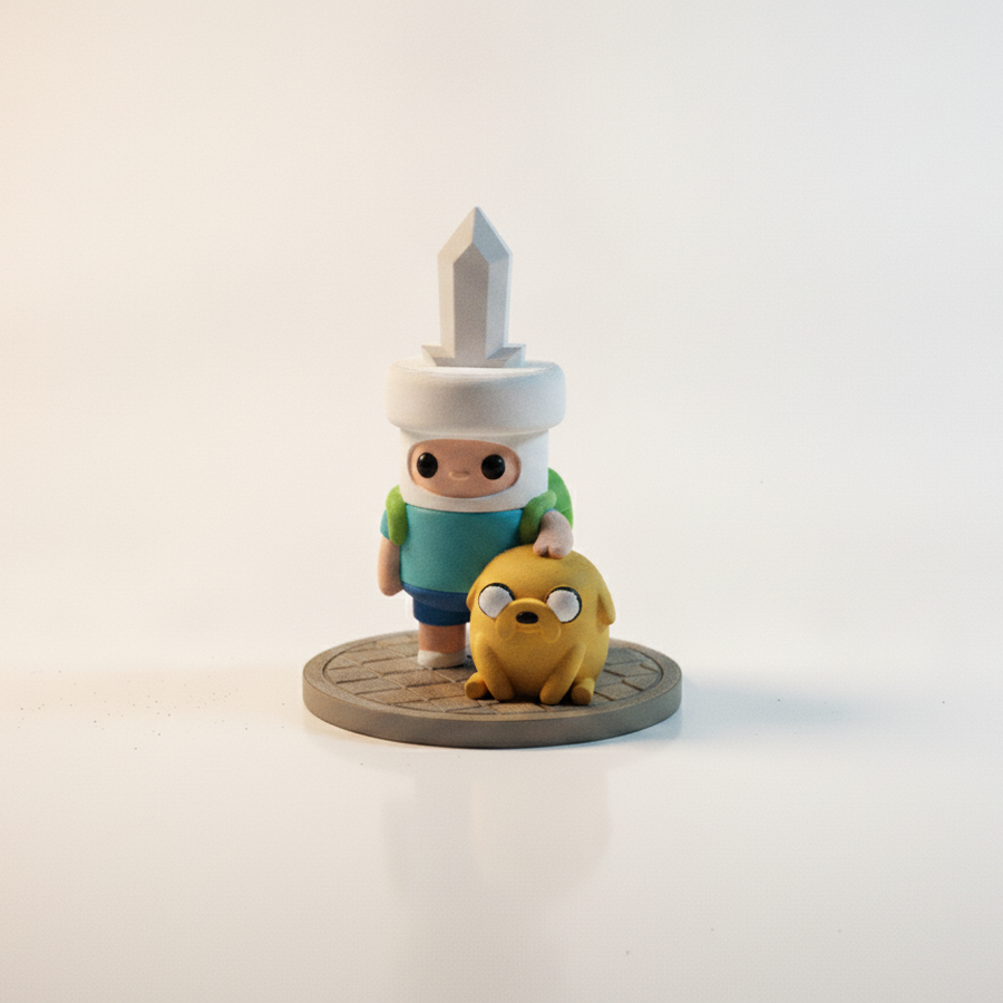 Adventure Time Finn Figurine 3D Printable