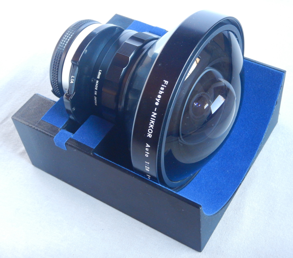 Nikon 8mm f 2,8 Fischauge Ablage;  Storage tray for Nikon 8mm f 2.8 fisheye