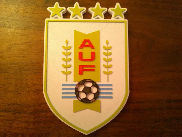Uruguay National Football Team Logo Coaster or Plaque