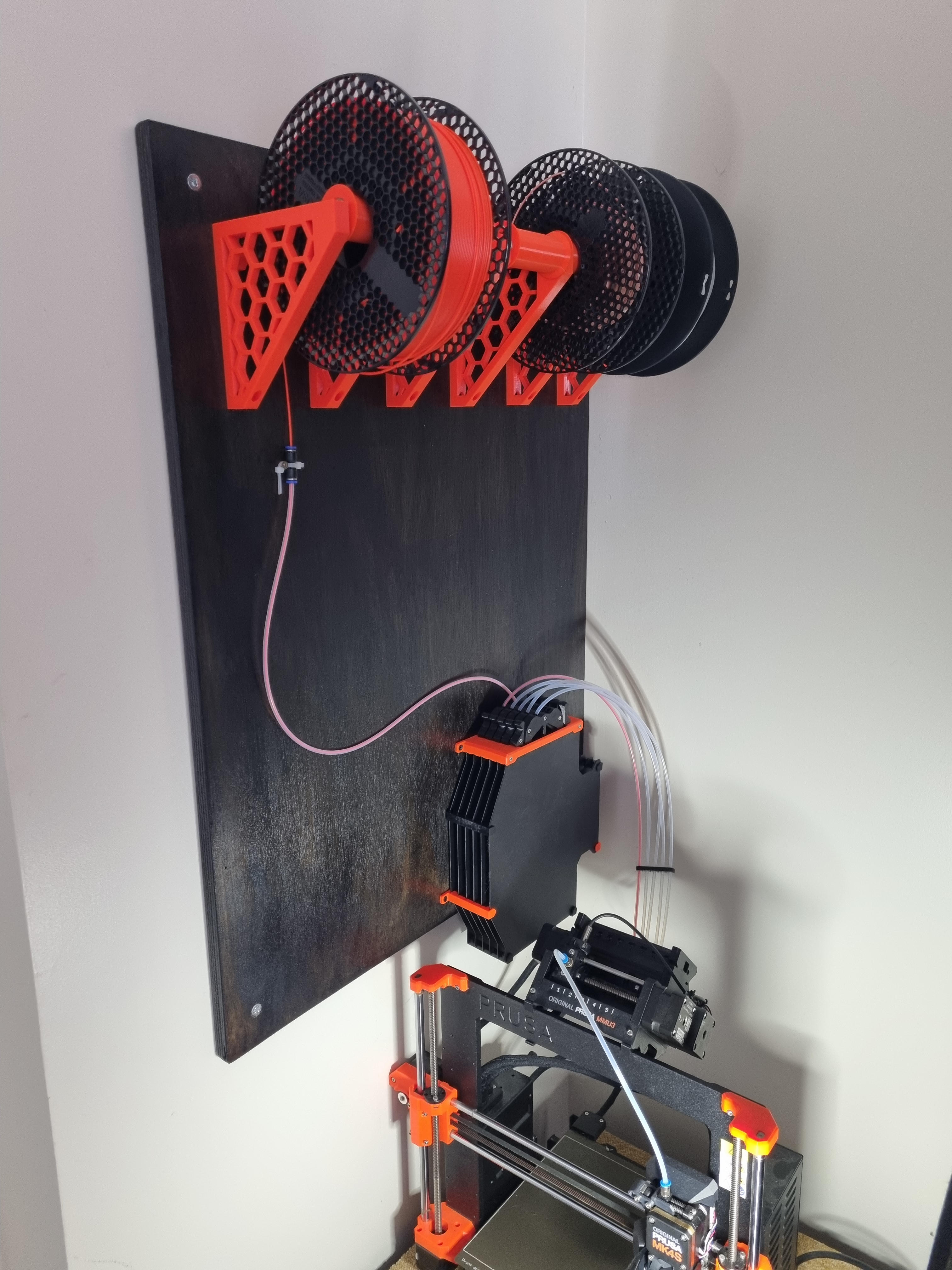 Low Friction Wall-Mounted Spool Holder (single and MMU3 set)