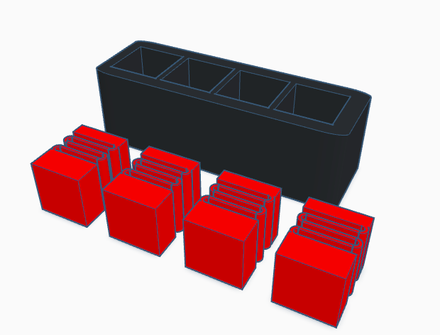button four segment (all parts printable)