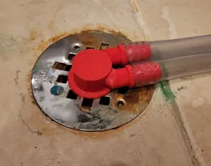 Hose Coupling for Floor Drain