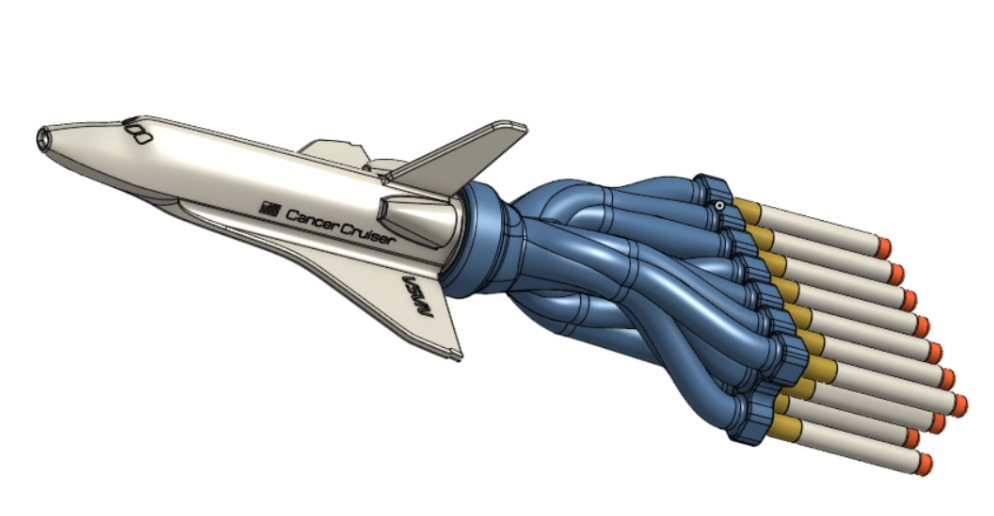 The Cancer Cruiser (20 to 1 cigarette adapter)