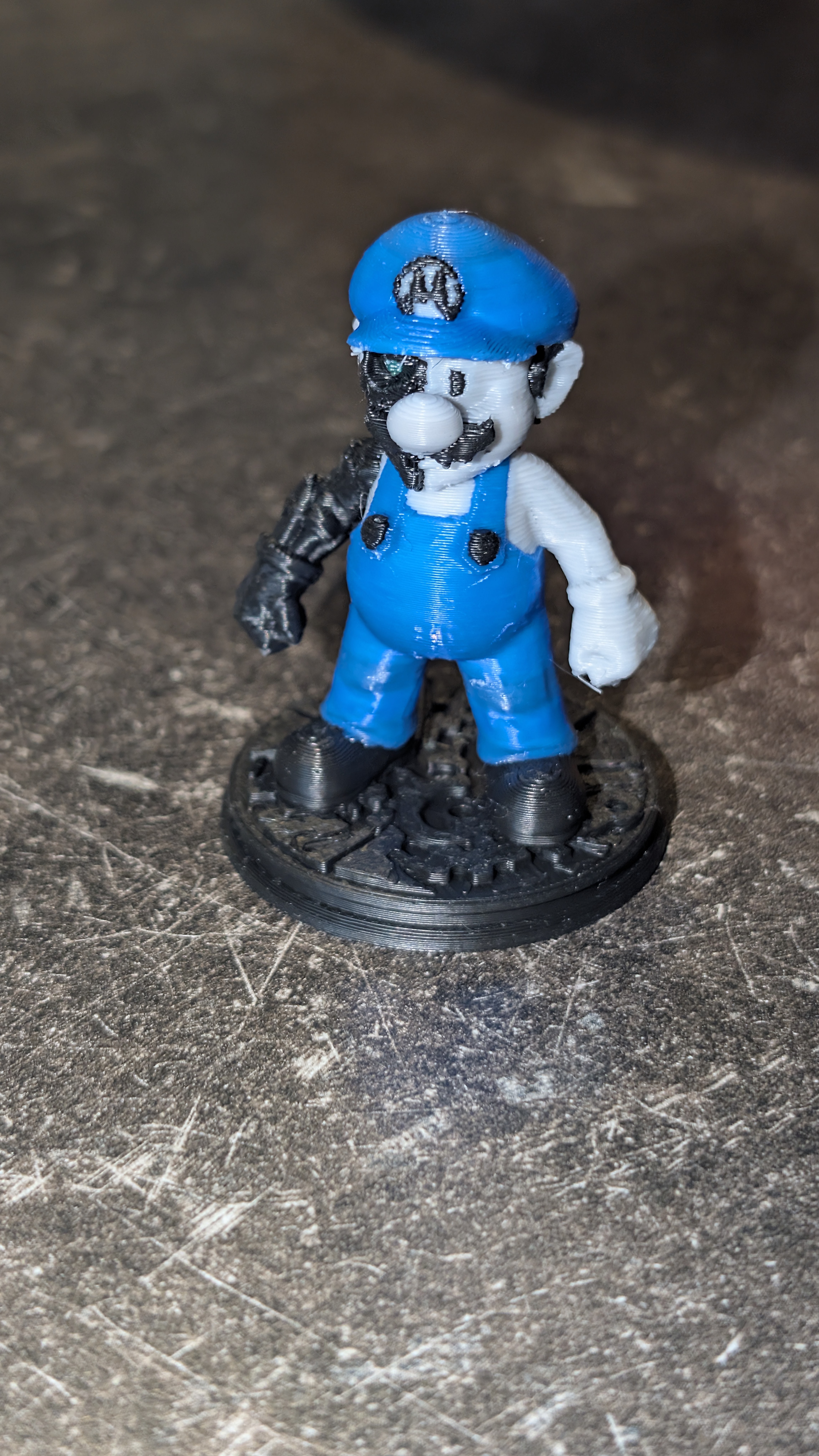 Super Mario cyborg terminator T-800
