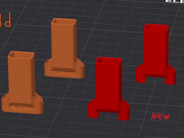 Remixed ECC Hotend USB-C Cable Mount No Center Base