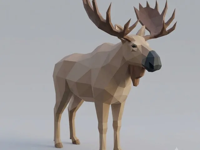 Low Poly Moose