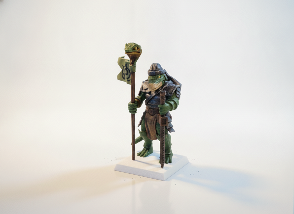 Lizard Leader - Commanding Reptilian Figure