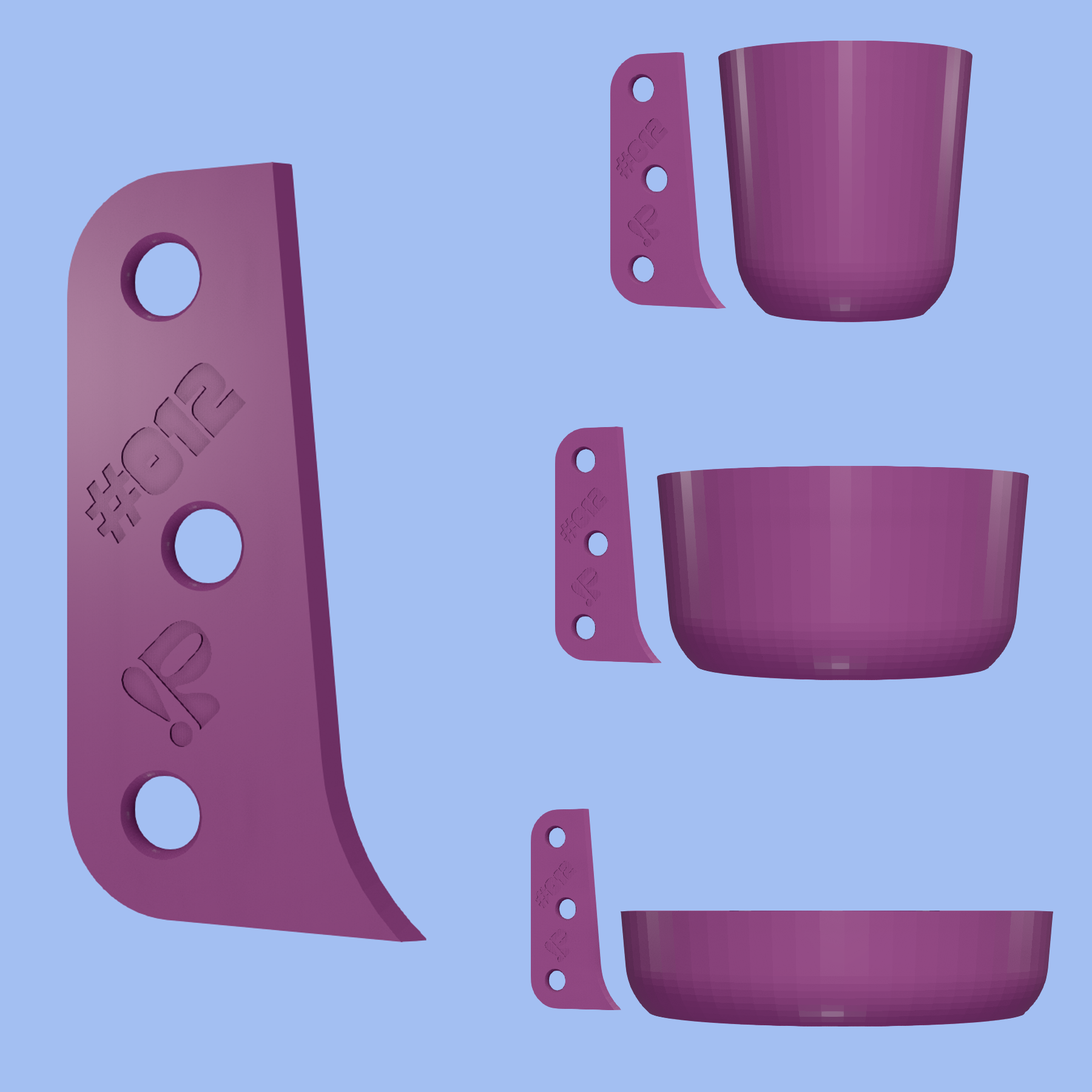 Pottery rib tool #012