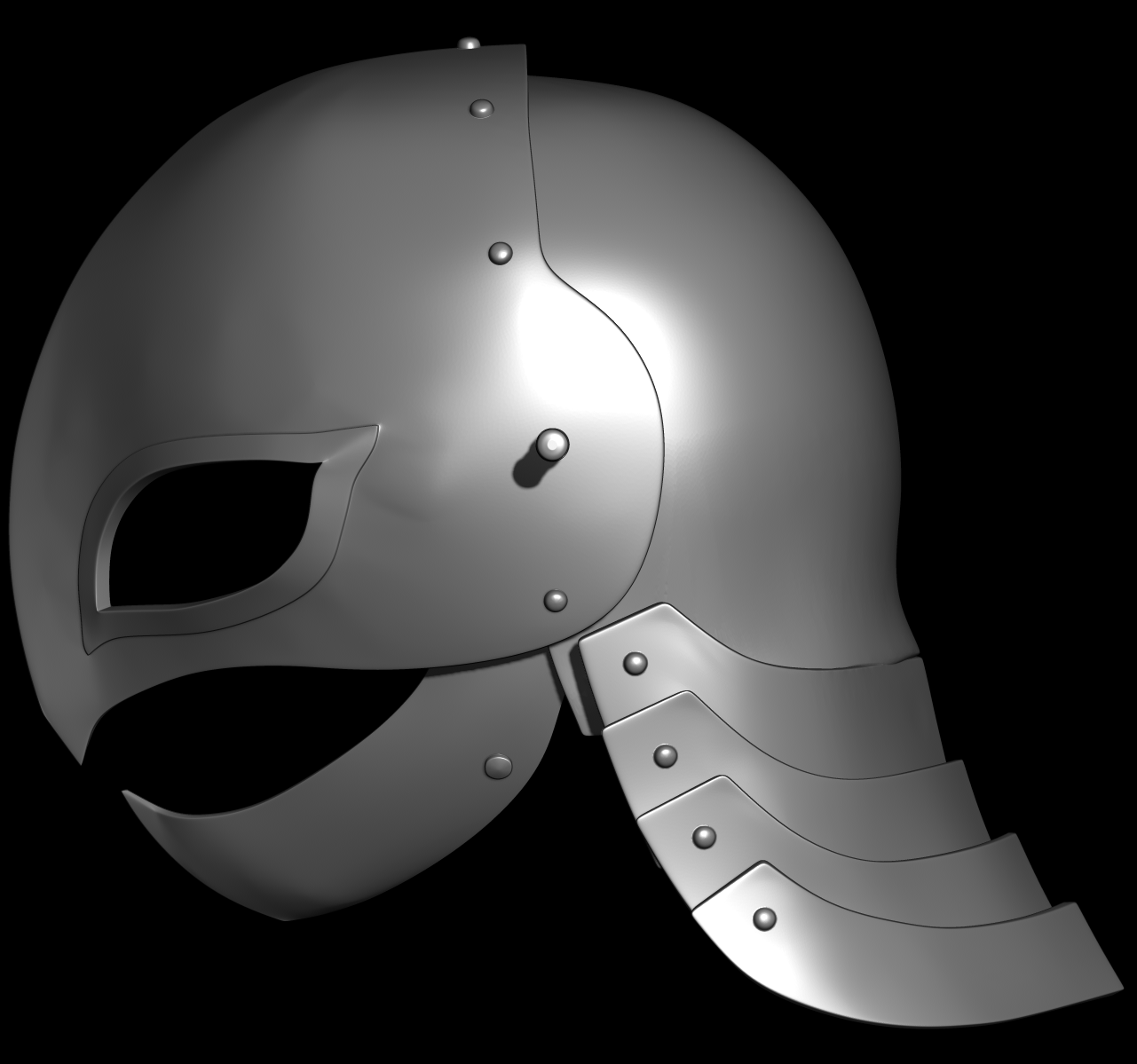 GRIFFITH GOLDEN ARC HELMET life size cosplay - Berserk Fan Art STL — thumbnail 7