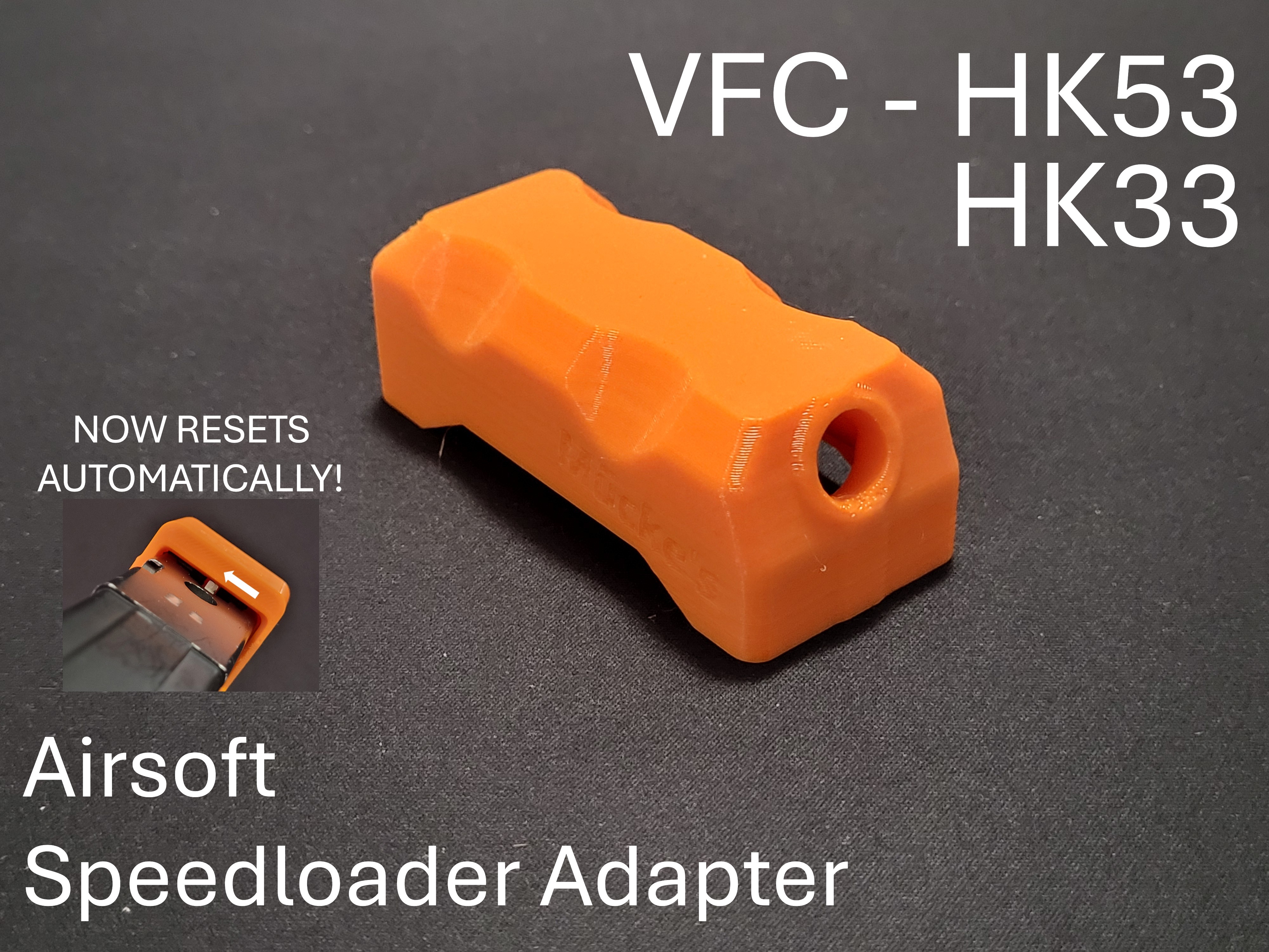 VFC - HK53 / HK33 GBB Airsoft Speedloader Adapter with BB Kicker & Automatic Reset - Free Download
