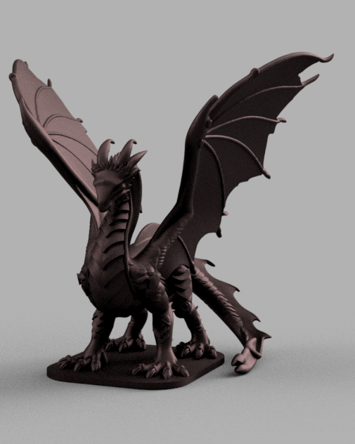 Majestic Dragon Statue