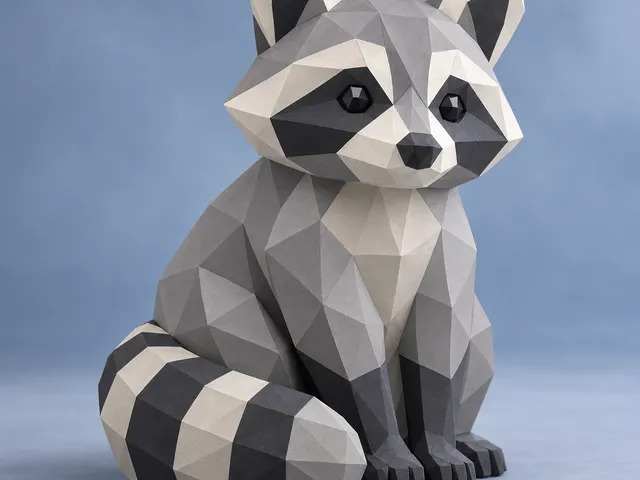 Low Poly Raccoon