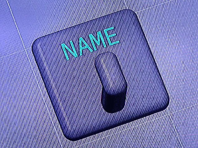 Magnetic Hook with Nameplate