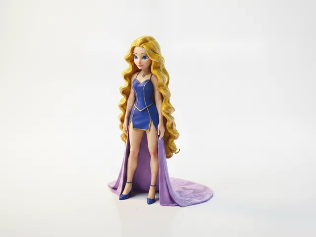 Elsa Frozen Princess Figurine 3D Printable