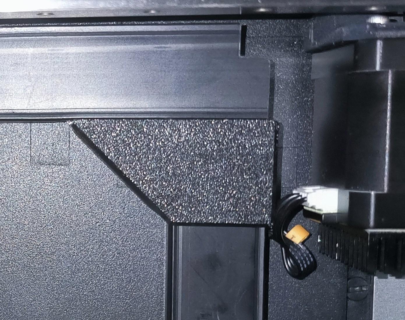 K1 Max Chamber Thermistor Cover Side Mount
