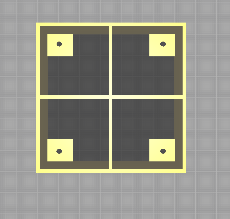 Simple Square Shelf 2x2