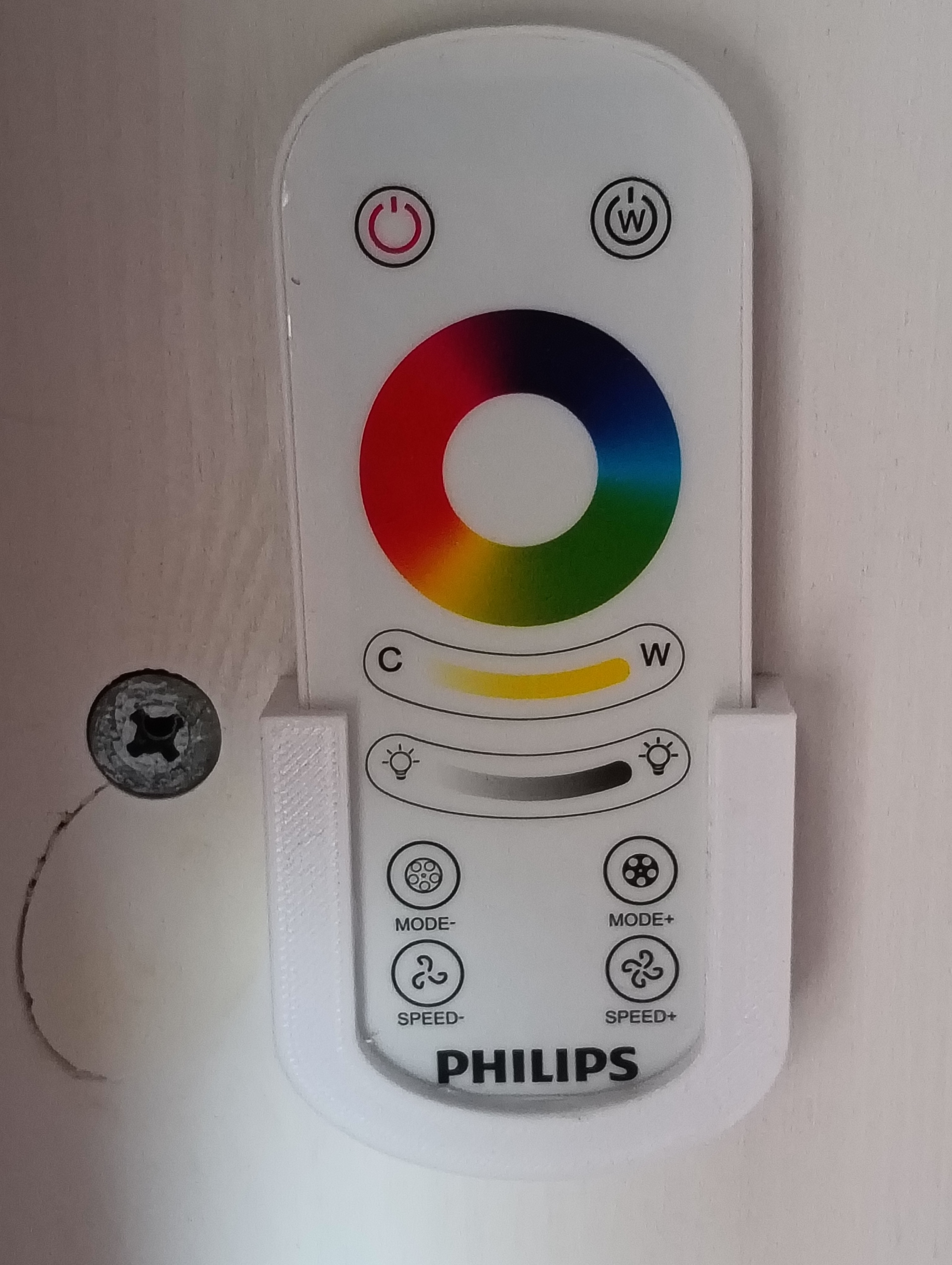 Philips LED remote holder