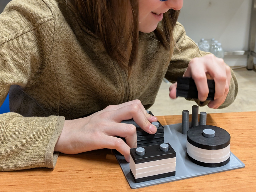 Tactile Haptic Shape Sorting Tool for visually impaired and blind — miniatura 2