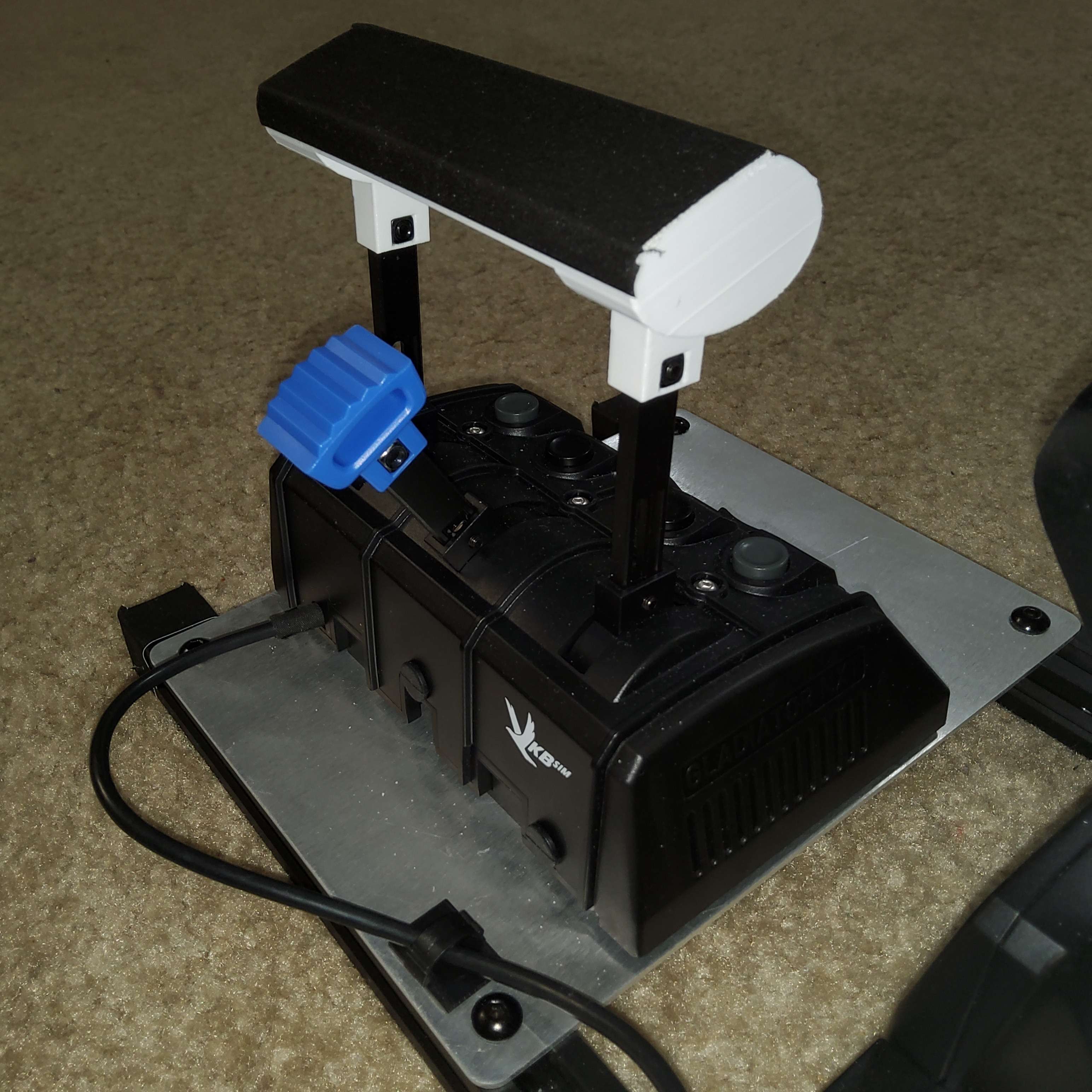 Lodk full-width throttle handle for VKB GNX THQ