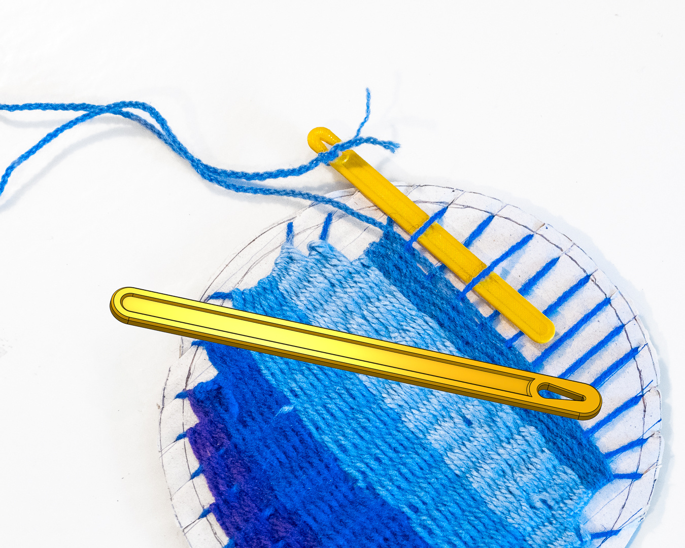 TOY WEAVING NEEDLE SHUTTLE