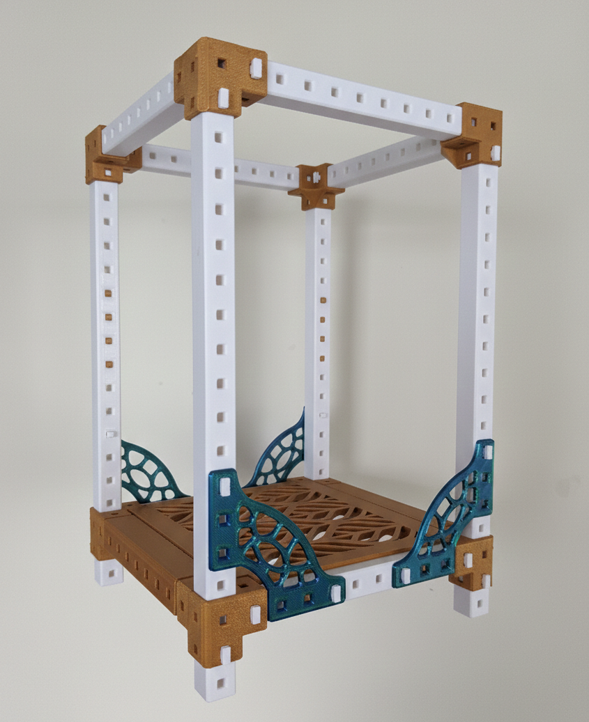 PlantStacker (HomeRacker) - a stackable shelf for plants.
