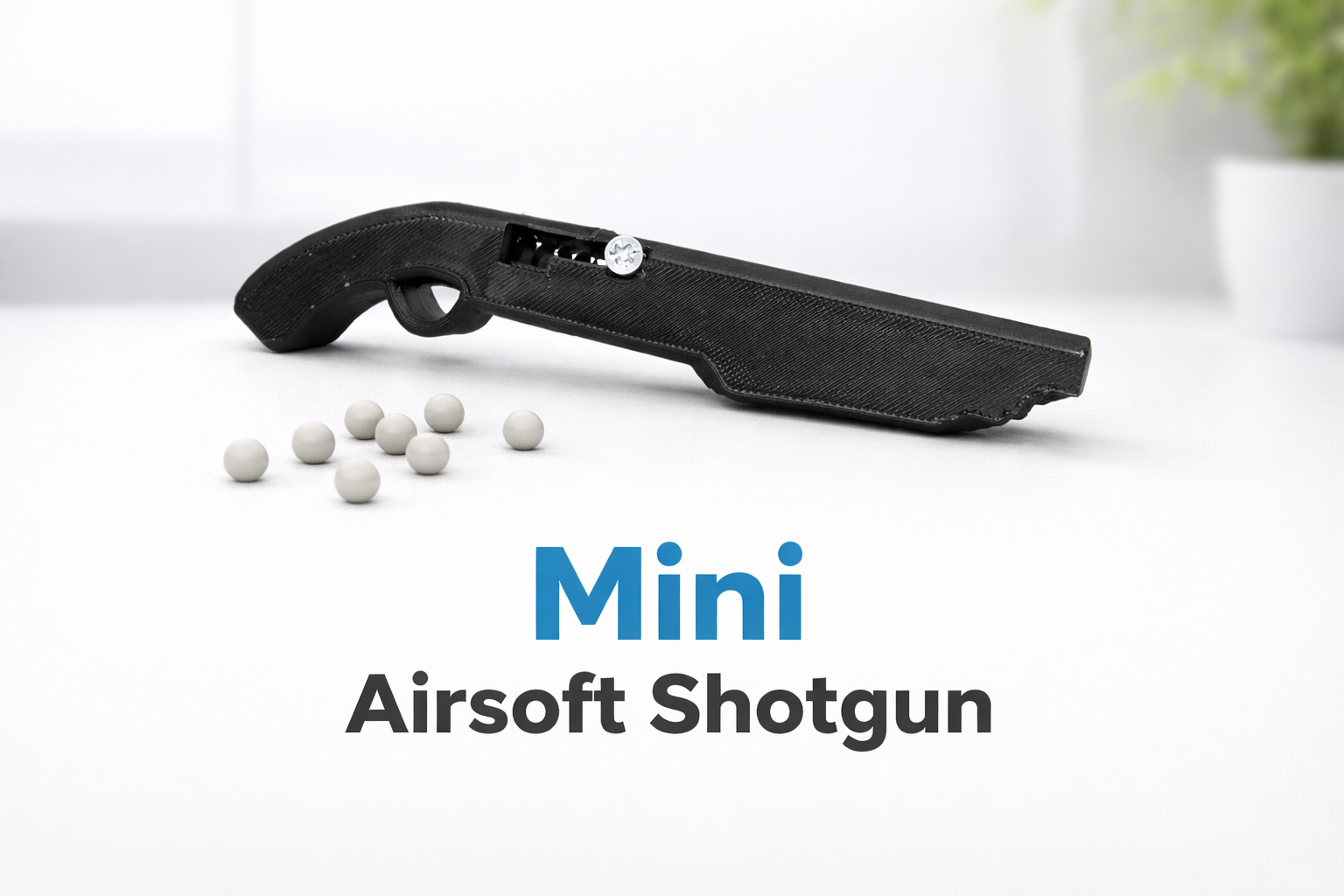 Mini airsoft shotgun (working toy)