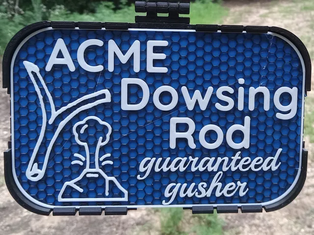 ACME Dowsing Rod sign