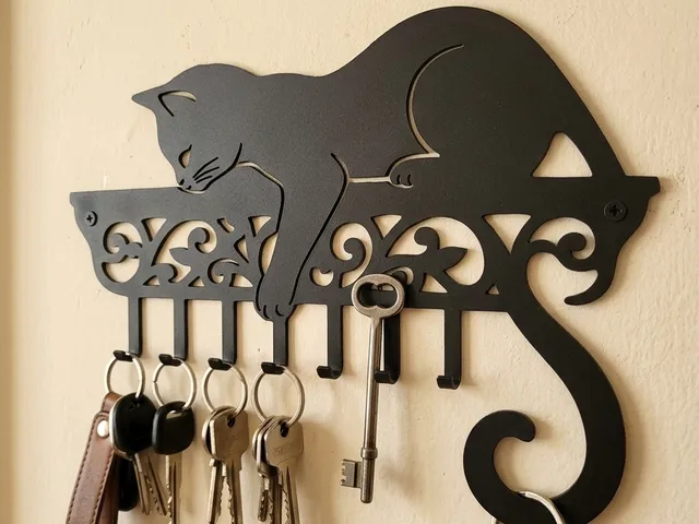 Cat key holder