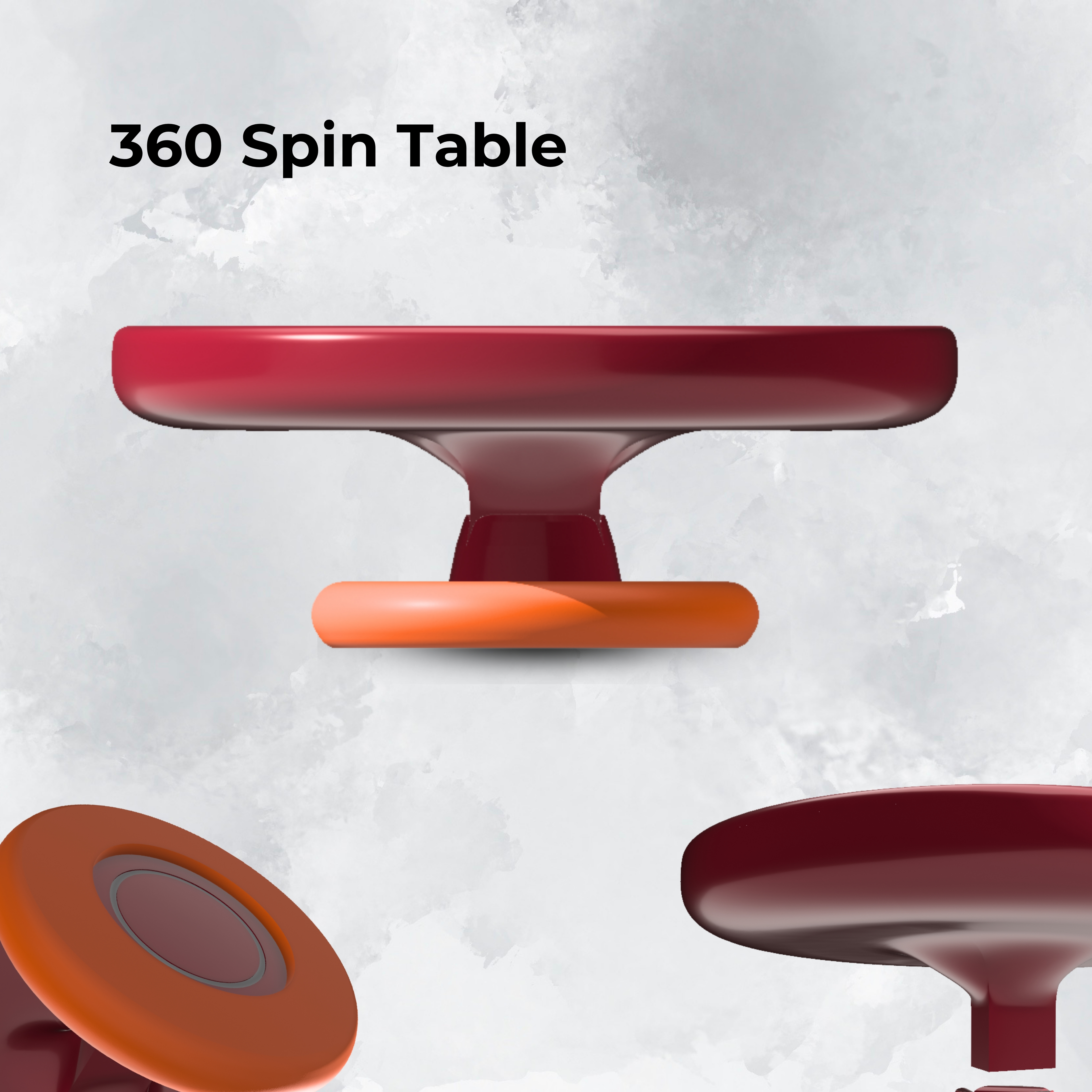 Miniatura 10 do modelo 3D Rotating Table Base
