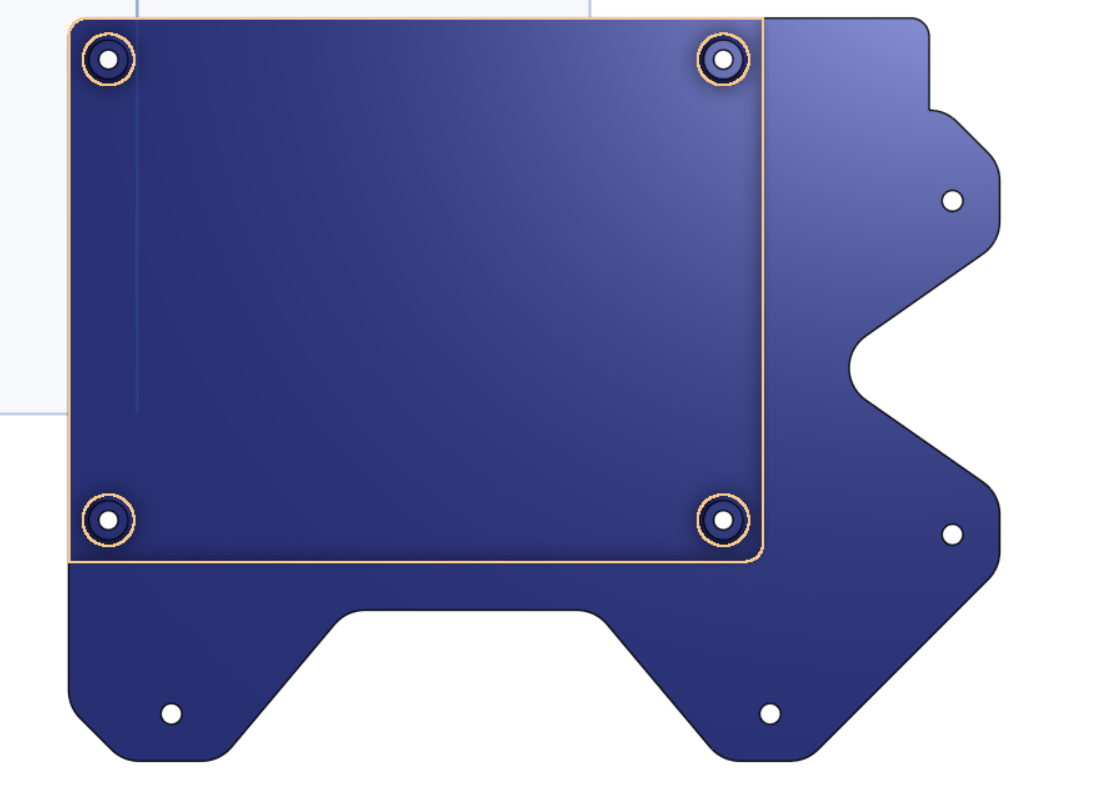 Duender Base Case Control Board Mount for BTT SKR Boards