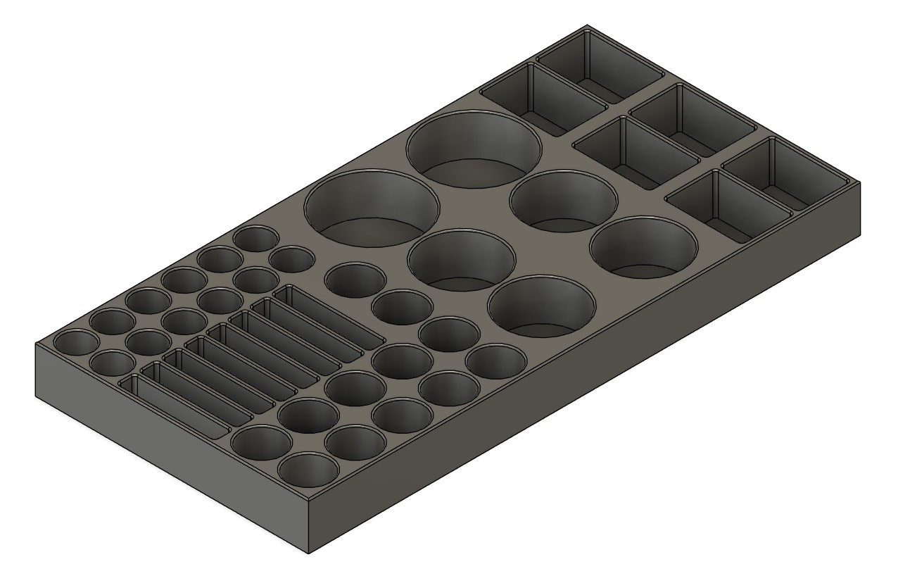 Battery Tray | AA, AAA, C, D, 9V & CR2032