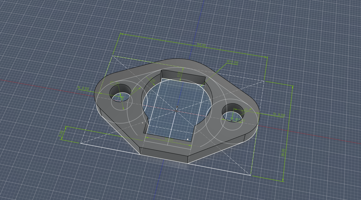 Carburetor Spacer 3D model
