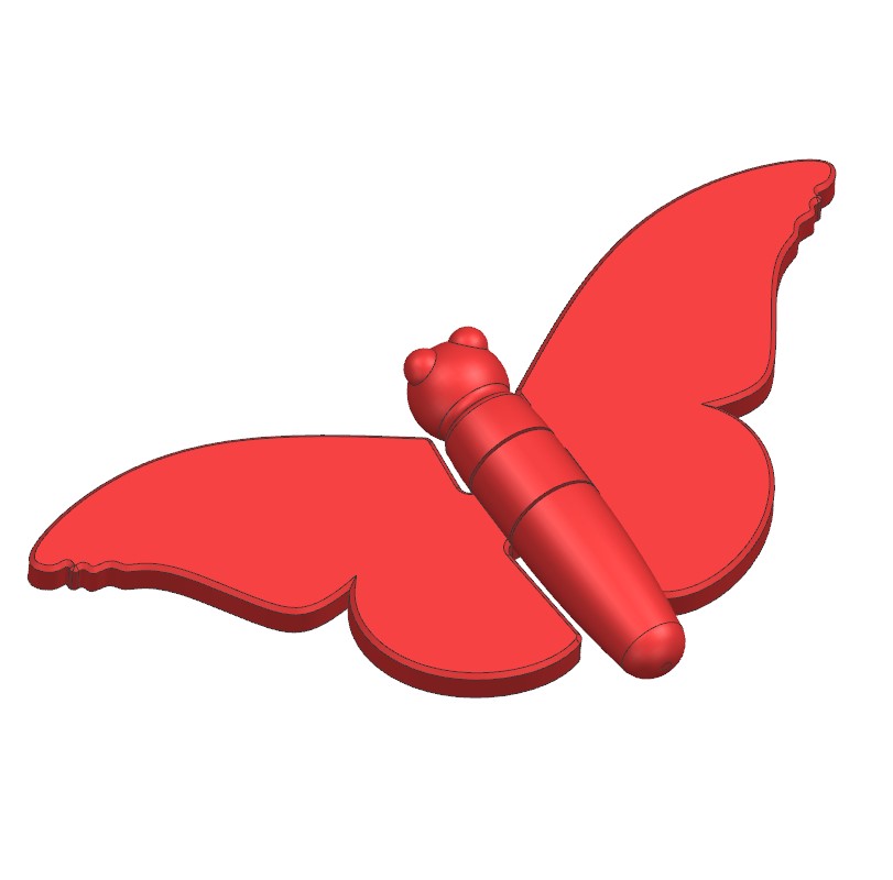 Butterfly with hinge (Sensory play)