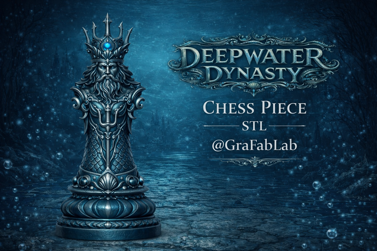 Deepwater Dynasty "King" - chess piece