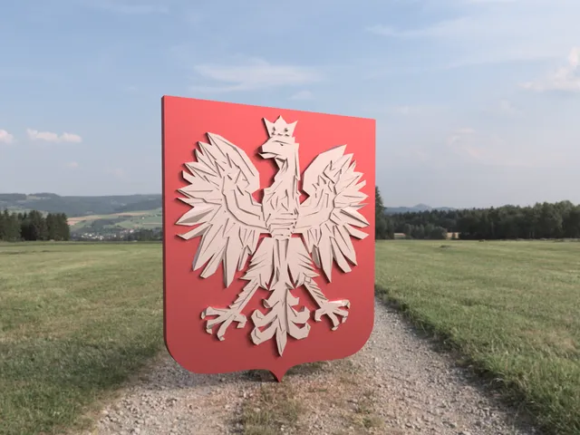 Lowpolly Coat of Arms of Poland