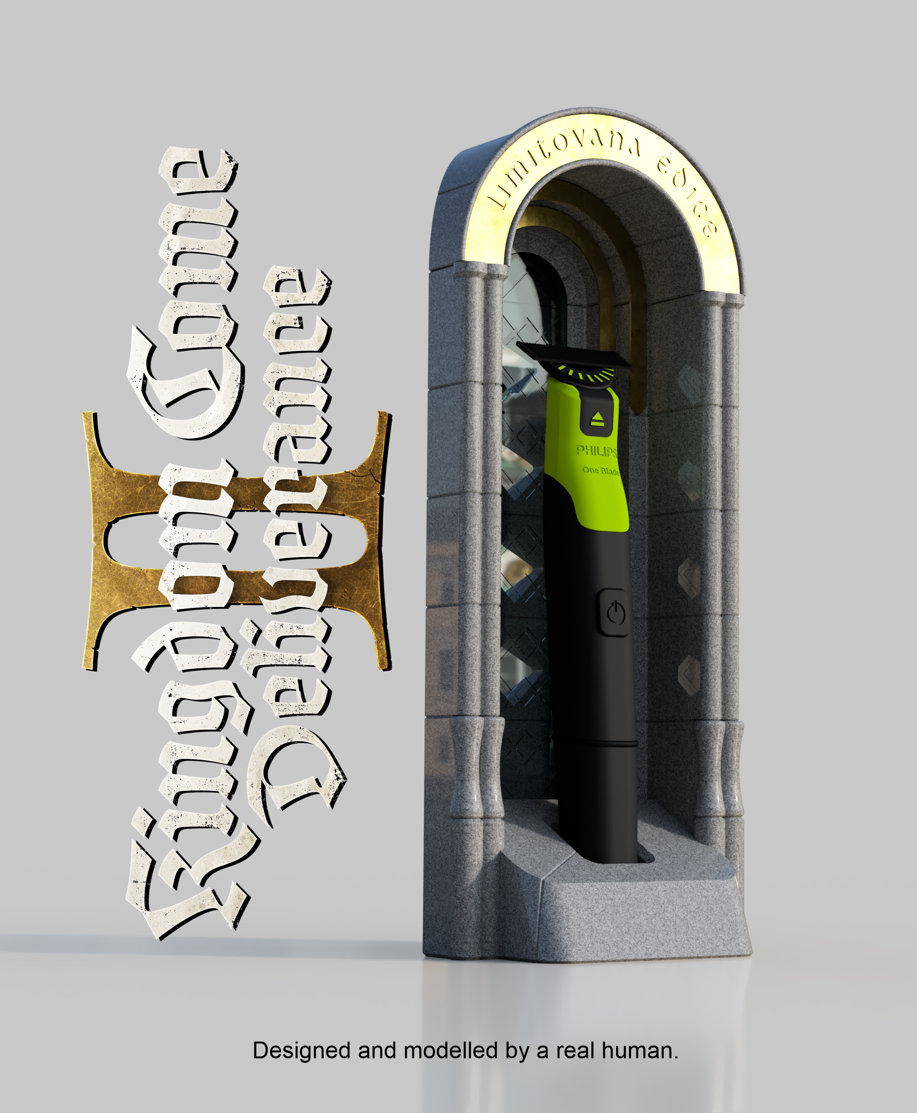 Philips OneBlade x KCD2 Corner Cathedral Display
