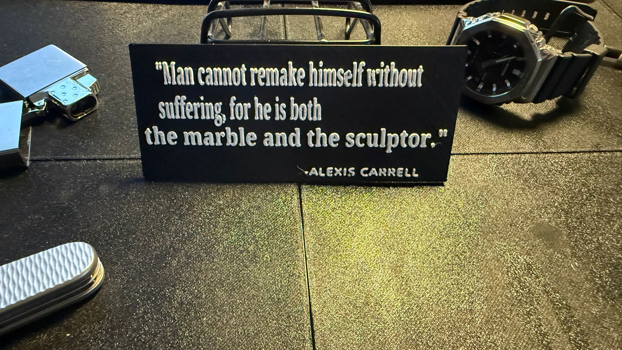 Motivation card "Marble and Sculptor"