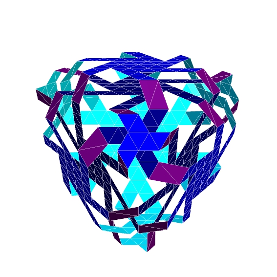 13 Roelofs-Archimedean Polyknots (complete set)